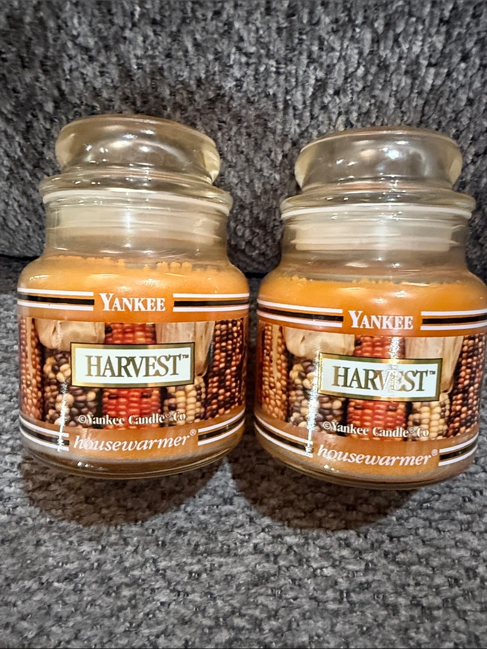 Yankee Candle Harvest Housewarmer Duo - Orange Scented Jars